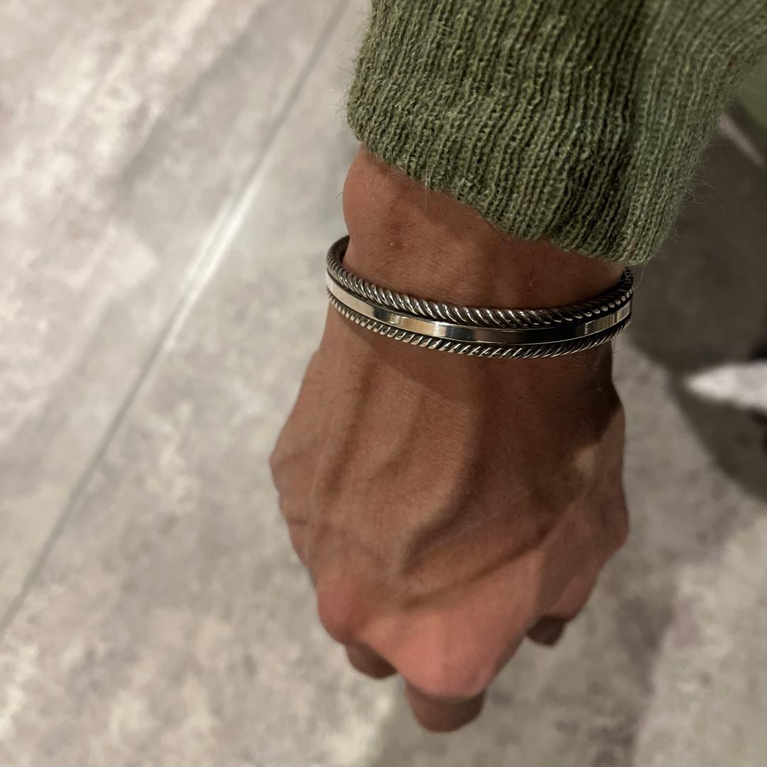 スティーブアルビソ　ツイストケーブルバングル　ナバホ