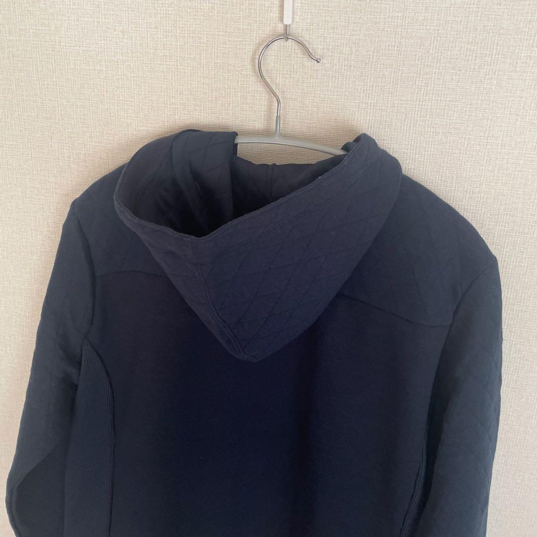 新品☆タグ付き マンシング レディース フード パーカー 長袖 ネイビー LL