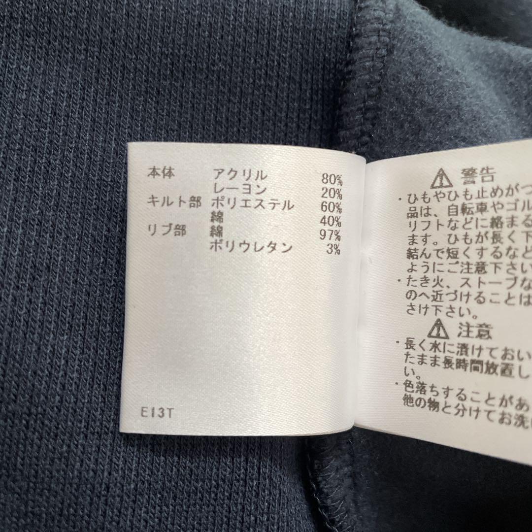 新品☆タグ付き マンシング レディース フード パーカー 長袖 ネイビー LL