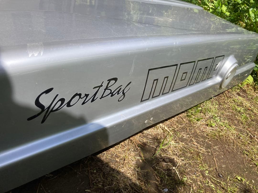 引取限定　momo SportBag シルバー　モモ　ルーフ　キャリア　ボックス