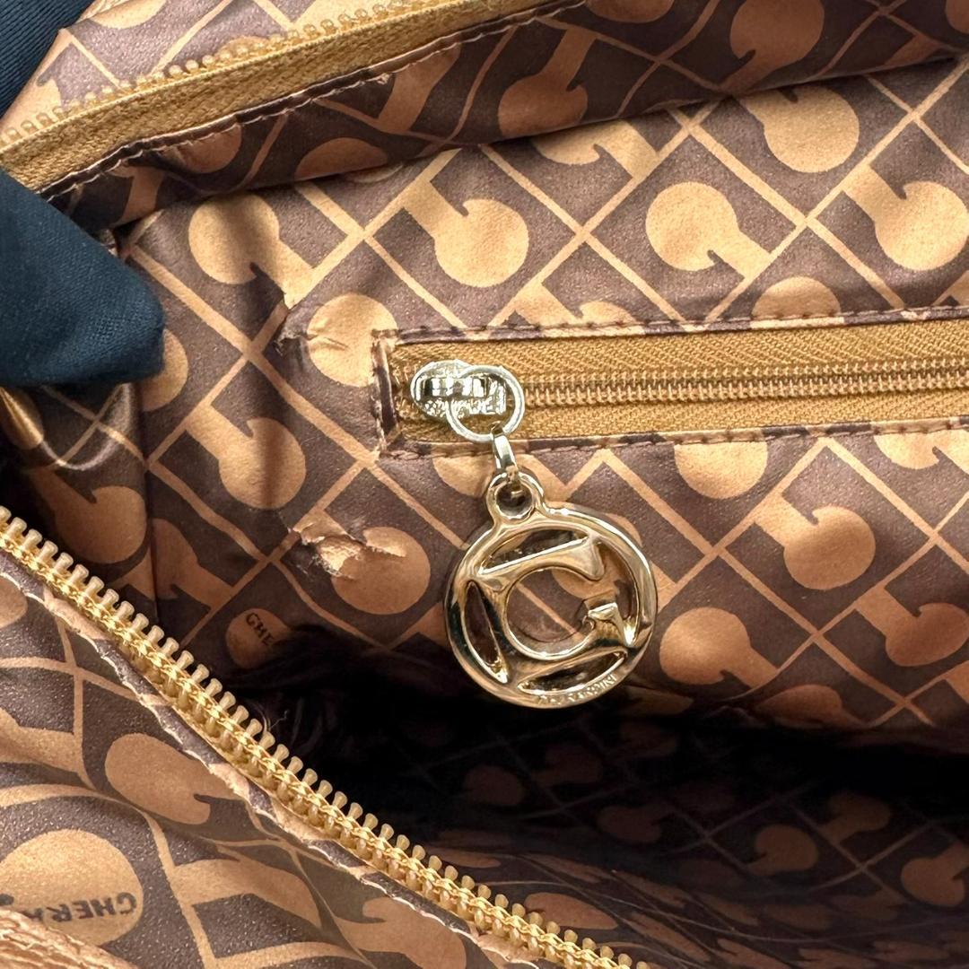 GHERARDINI ソフティ ダブルポケット ブロンズ トートバッグ G金具