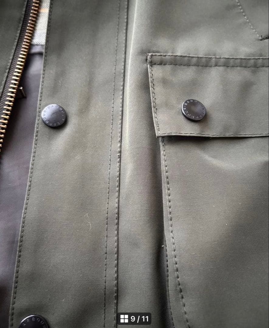 バブアー　ノンオイルジャケット　サイズ40