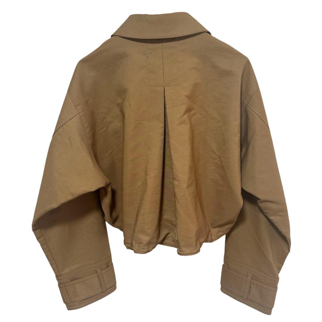 美品　un3d TRENCH SHRT ショートブルゾン　トレンチ