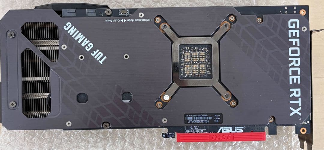 h*i様 【グラフィックボード】ASUS RTX3080 10GB ID-54D