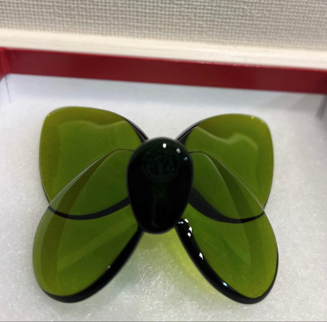 Baccarat ラッキーバタフライ　グリーン