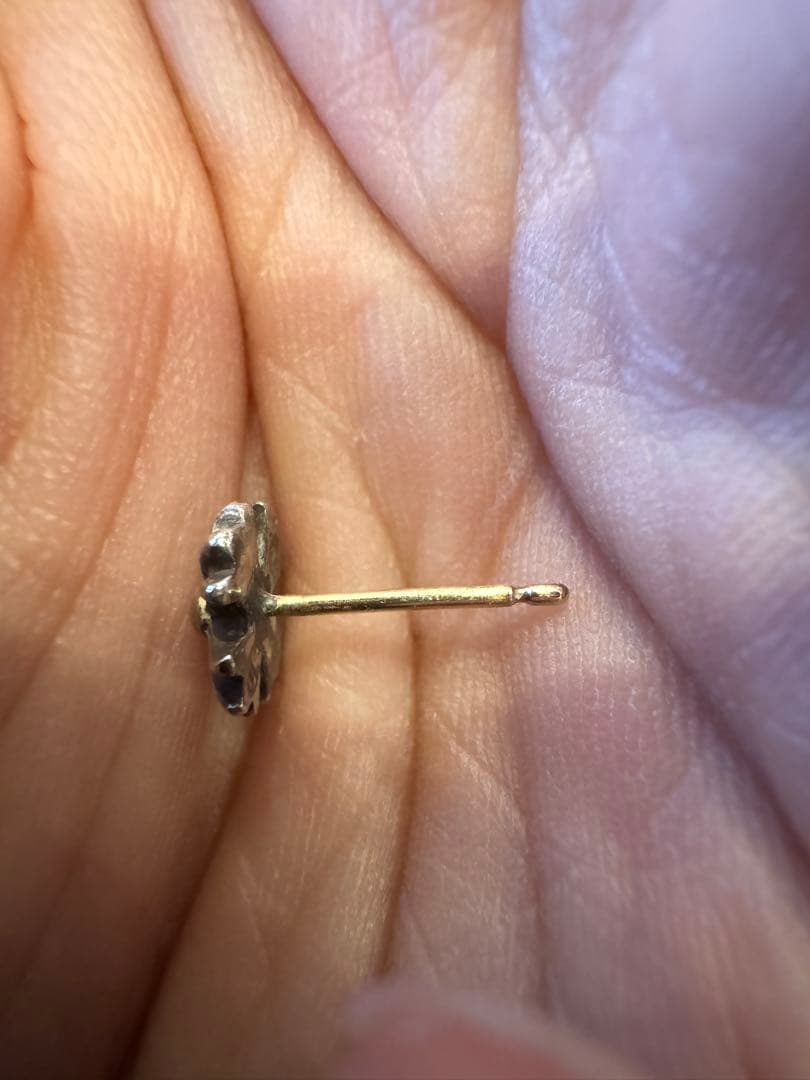 クロムハーツ クロス　ピアス No2 CH PLS/CHプラス