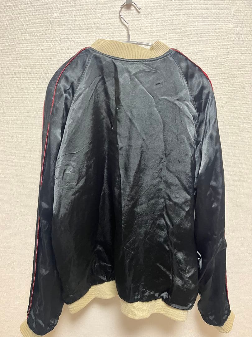 値下げ中！花旅楽団　リバーシブル ベロアスカジャン 豪華刺繍 龍虎　美品 別珍