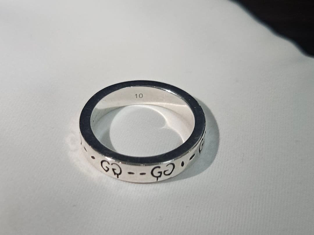 グッチ　ゴースト　リング　10号