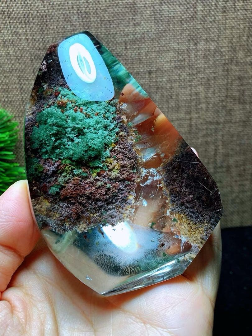 ⭐︎【天然】ガーデン クォーツ 置物 322g