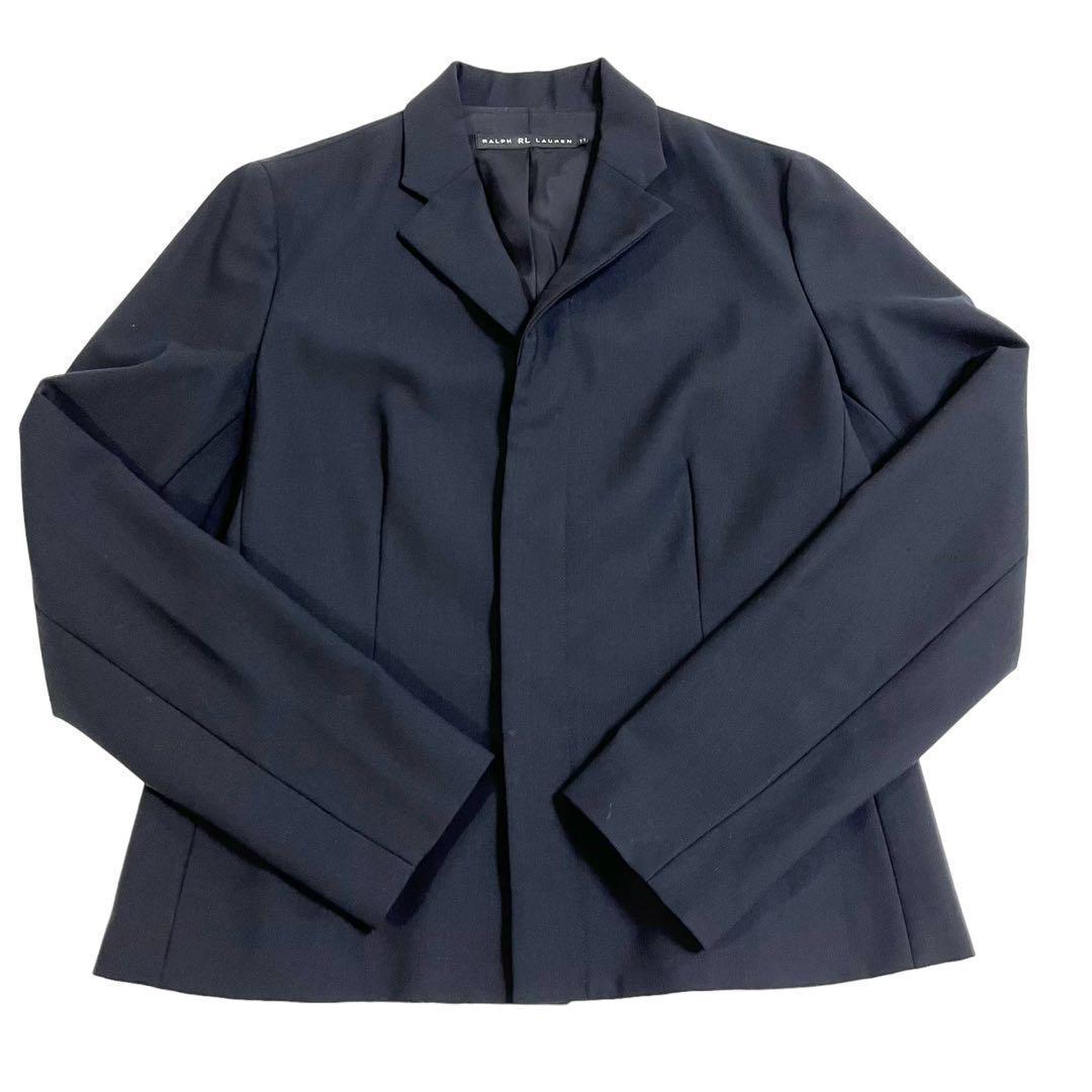 ラルフローレン スーツ セットアップ レディース ワイドパンツ ボタンフライ