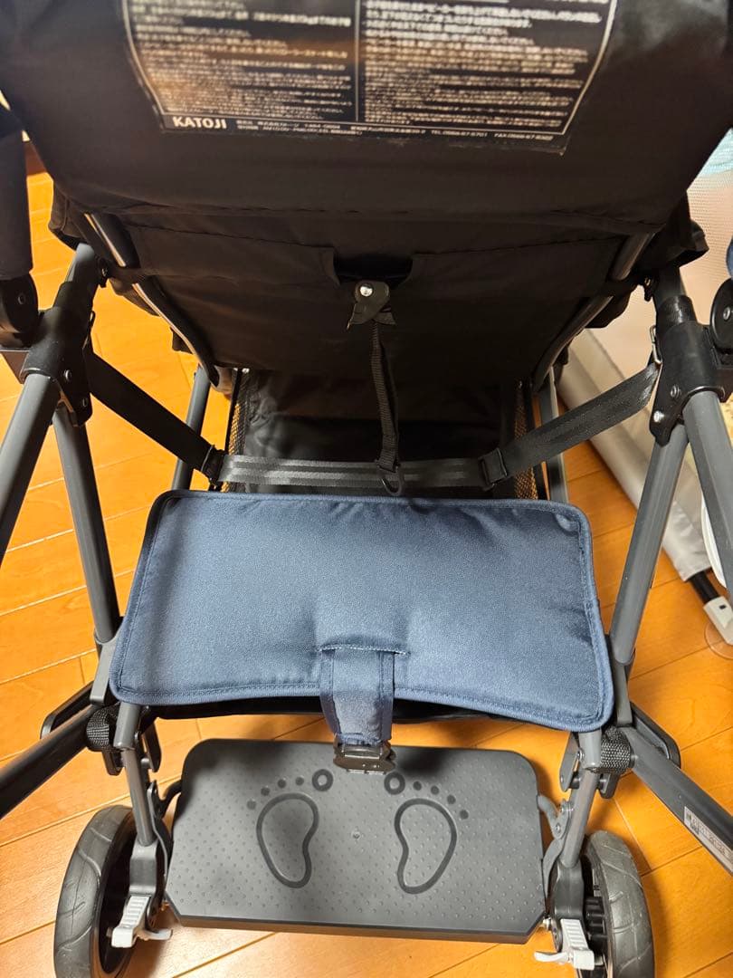 【16日までの限定価格】KATOJI ベビーカー　二人でゴー 専用レインカバー付