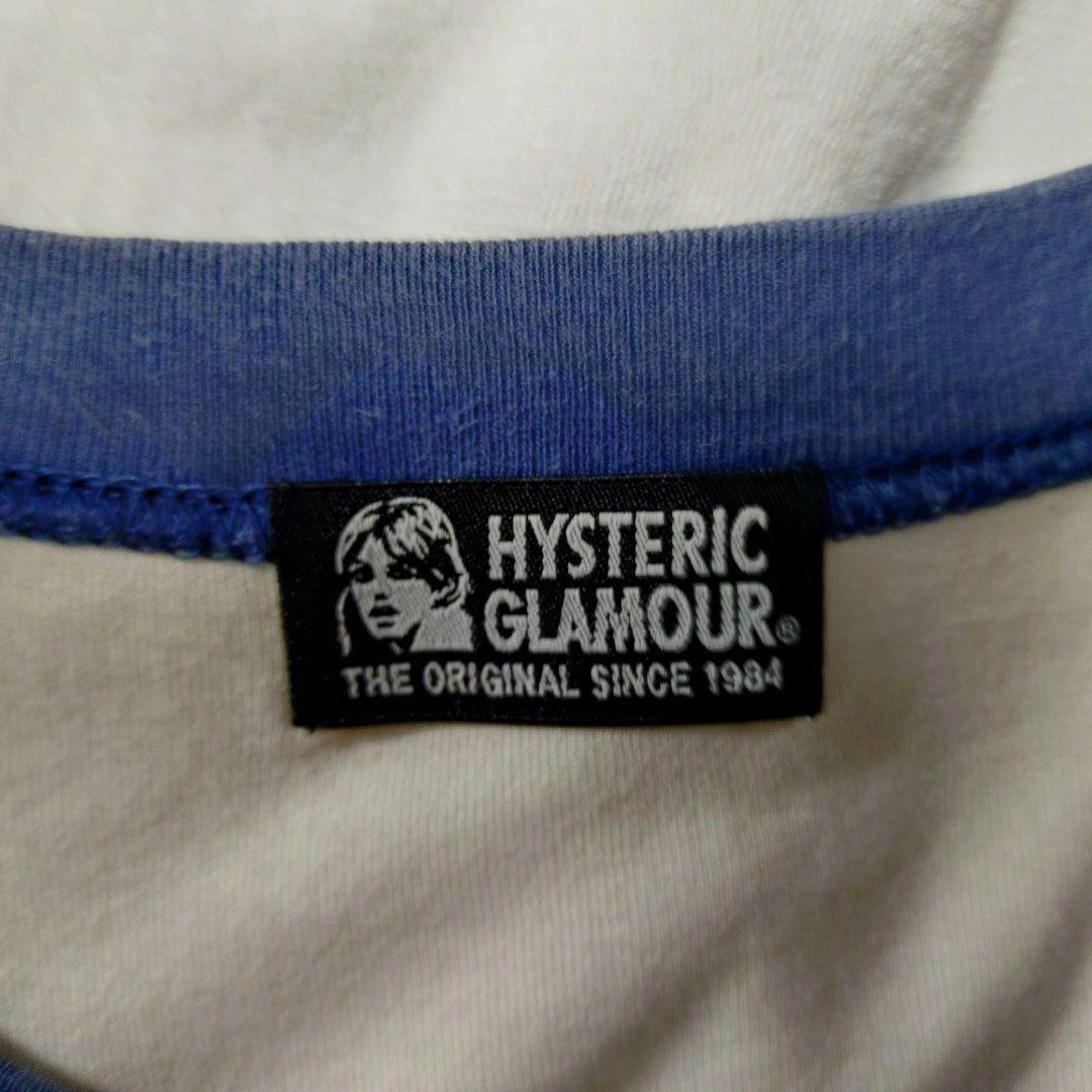 【コムドットやまと着用】ヒステリックグラマー ヒスガール 七分袖ラグランTシャツ