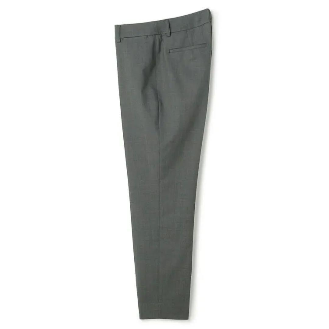 洗える360°キレイスーツ グレーピンドットテーラードジャケット パンツ