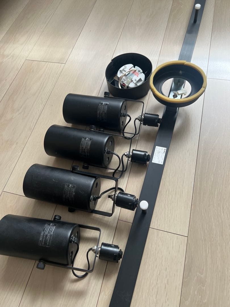 MUJI システムライト本体 ブラック MJ-1501