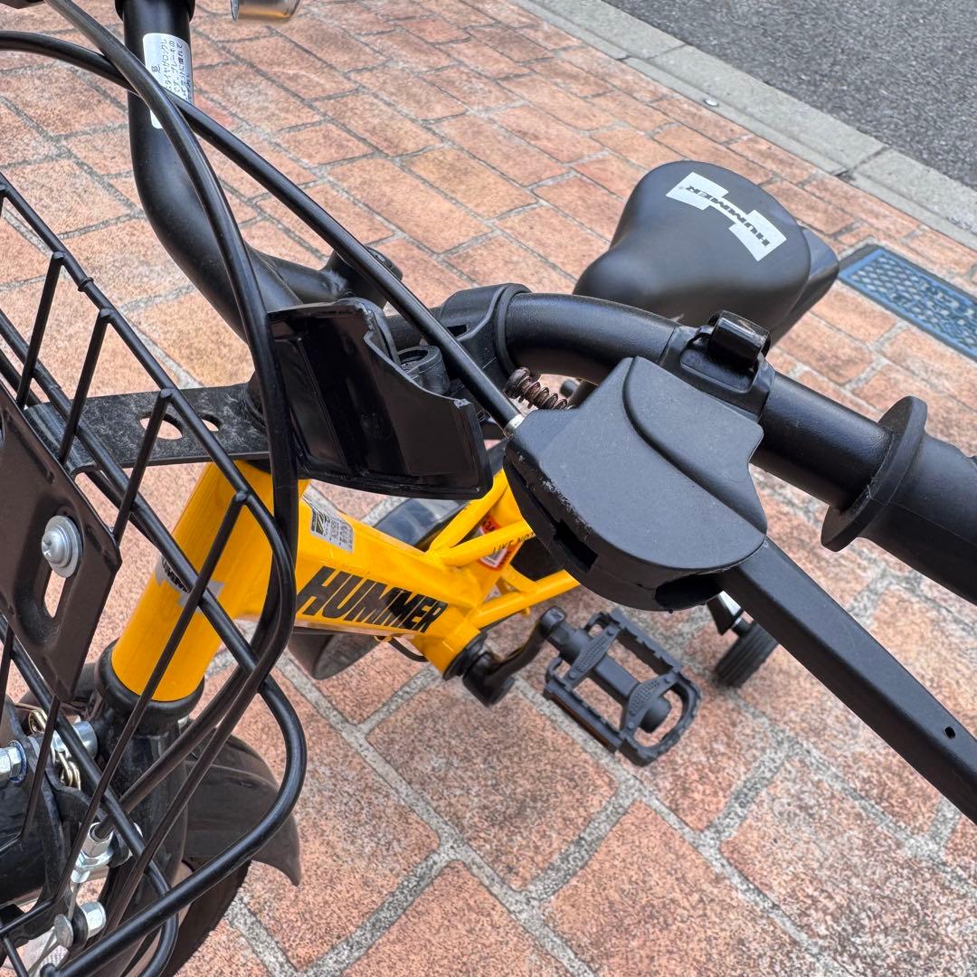 【引取限定】HUMMER 子供用自転車 14インチ 補助輪付き
