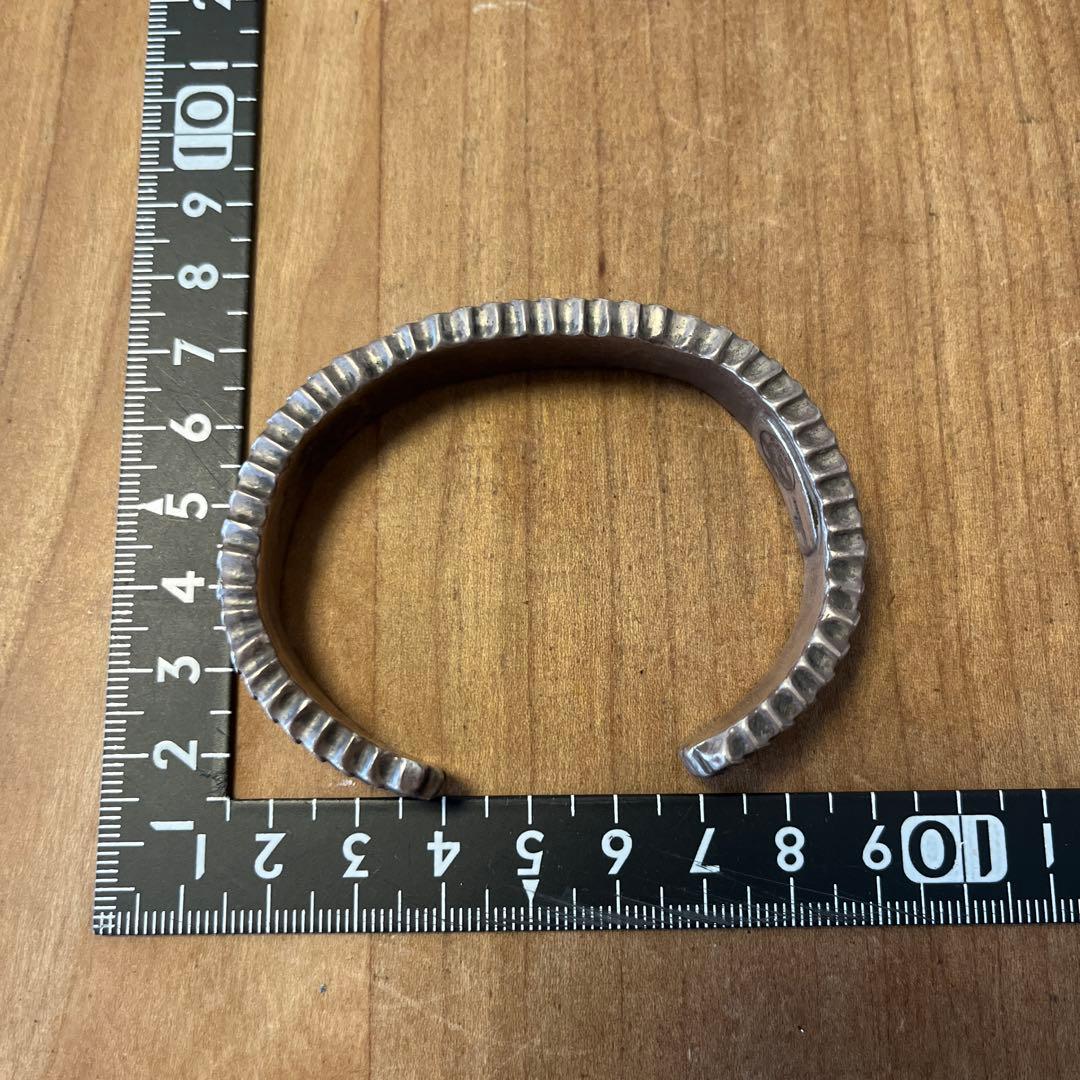 ナバホ ネイティブ ビンテージ バングル リンチシルバースミス ウィングロック