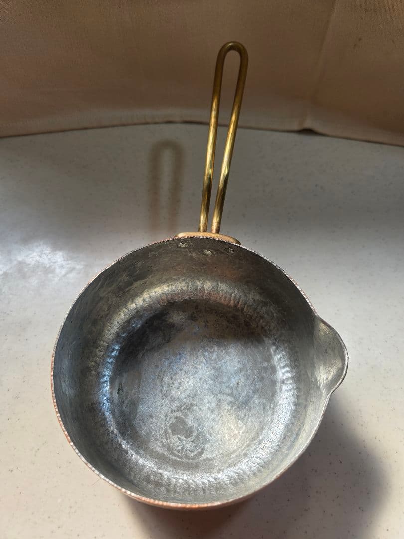 水野正美　ミルクパン　片手鍋　銅製
