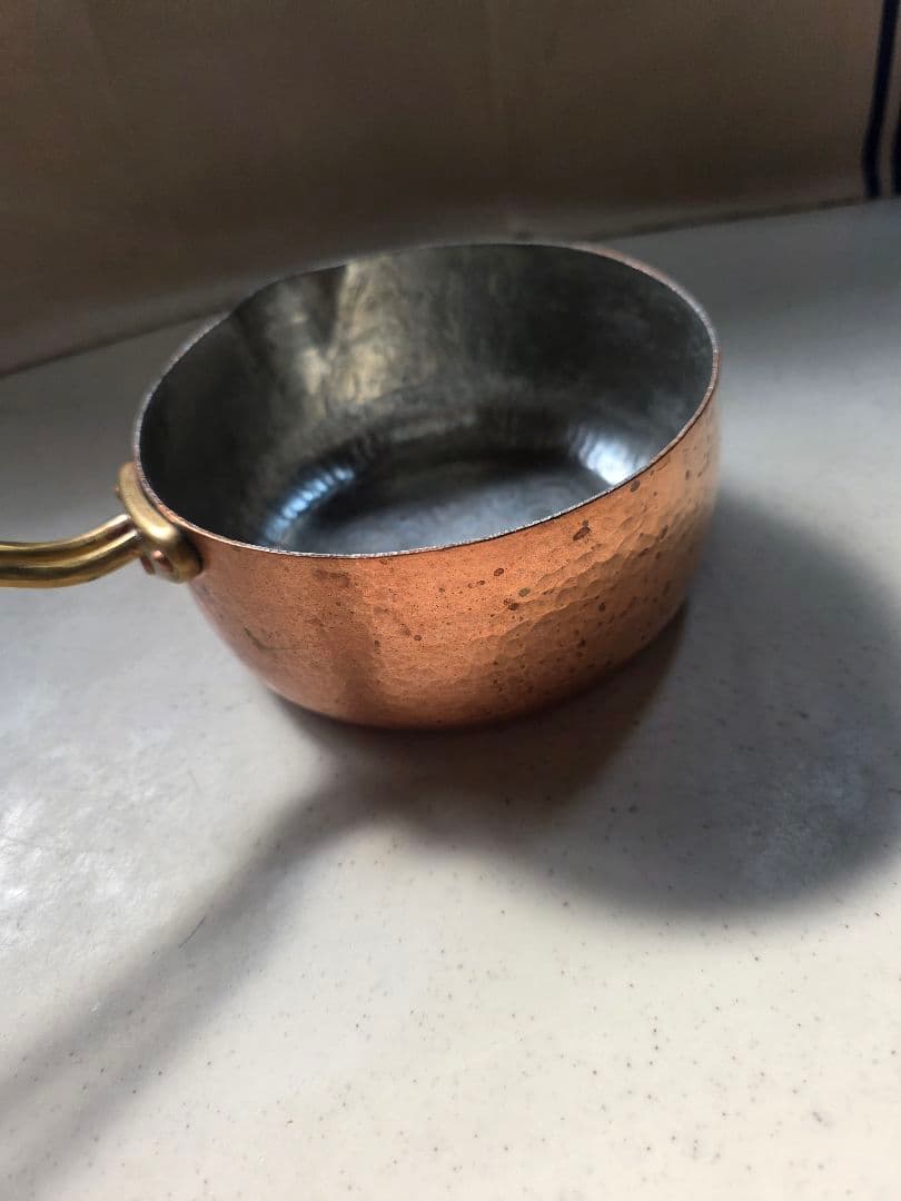 水野正美　ミルクパン　片手鍋　銅製