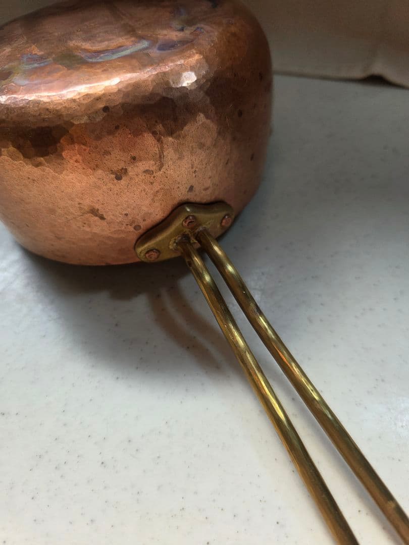 水野正美　ミルクパン　片手鍋　銅製