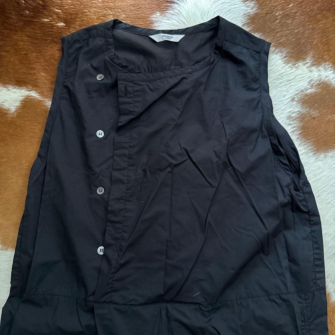 UNIVERSAL TISSU ブラック サロペット　サイズ0