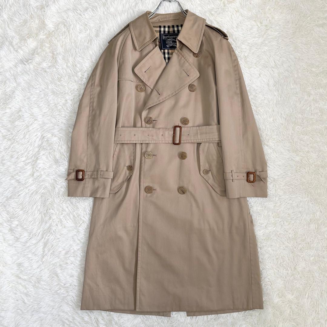 バーバリーズ トレンチコート ノバチェック ベージュ メンズ 165 M相当