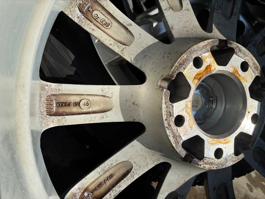 ブリザックICE 215/55R17 2021年32週　バリ山