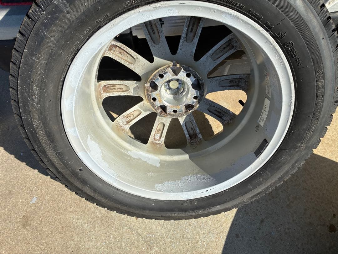 ブリザックICE 215/55R17 2021年32週　バリ山