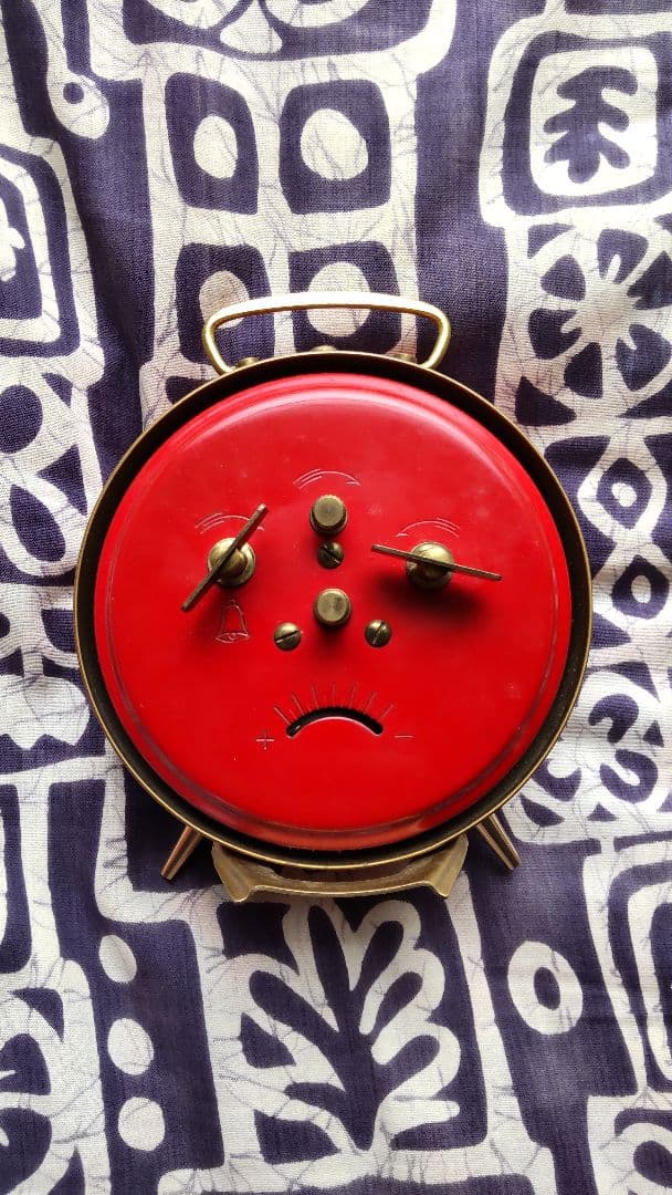 【SEIKO】（CORONA 2JEWELS）手巻き式置き時計