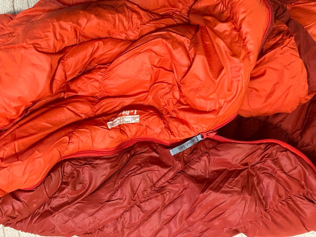 モンベル　シュラフ　バロウバッグ♯1 L/ZIP