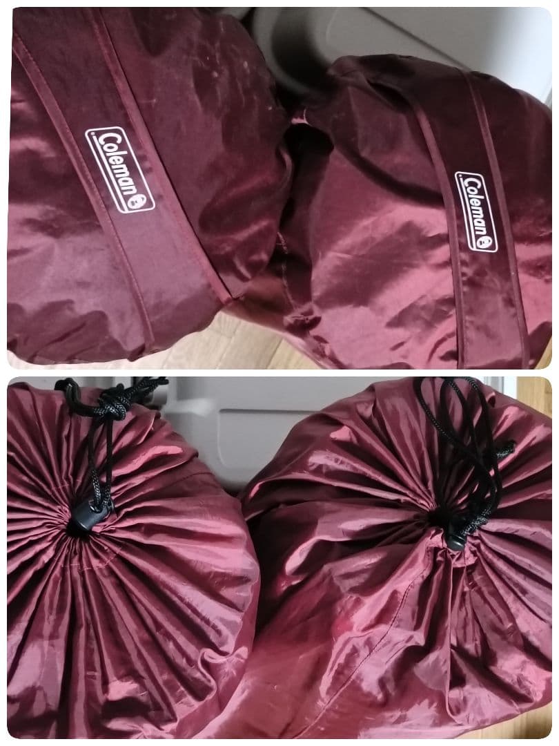 Coleman キャンパーインフレーターマットＷ×2個＋エアーポンプ