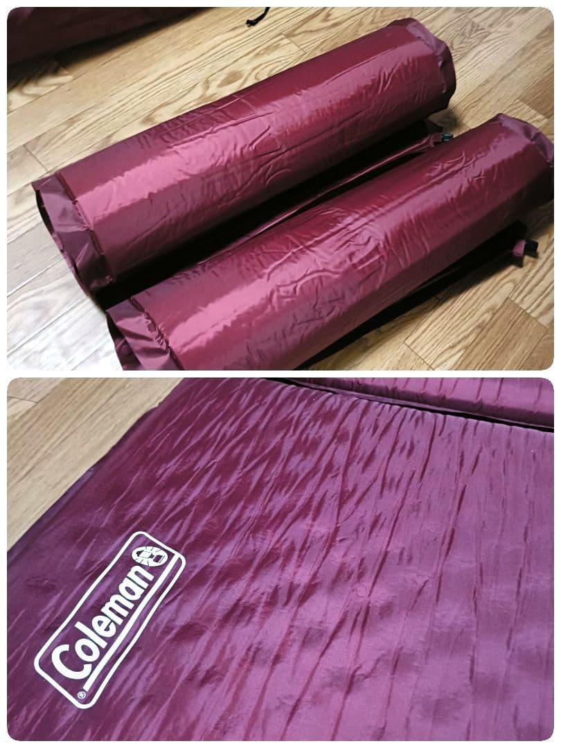 Coleman キャンパーインフレーターマットＷ×2個＋エアーポンプ
