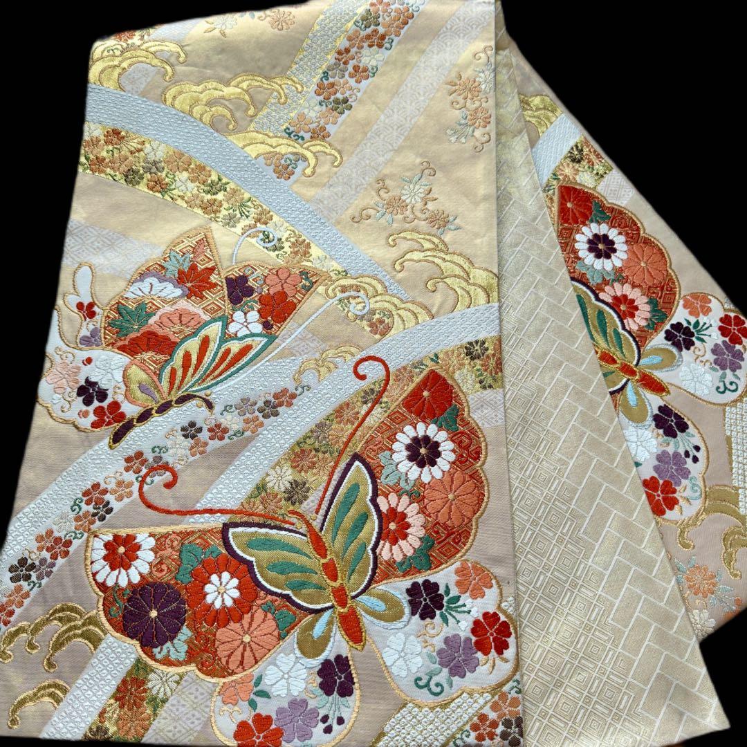 上質　振袖フルセット　手挿し友禅　古典柄　トールサイズ　168cmまで