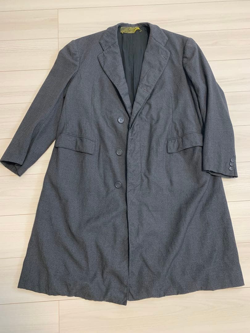 1950s イタリア製　サルトリア　ウール　チェスターコート