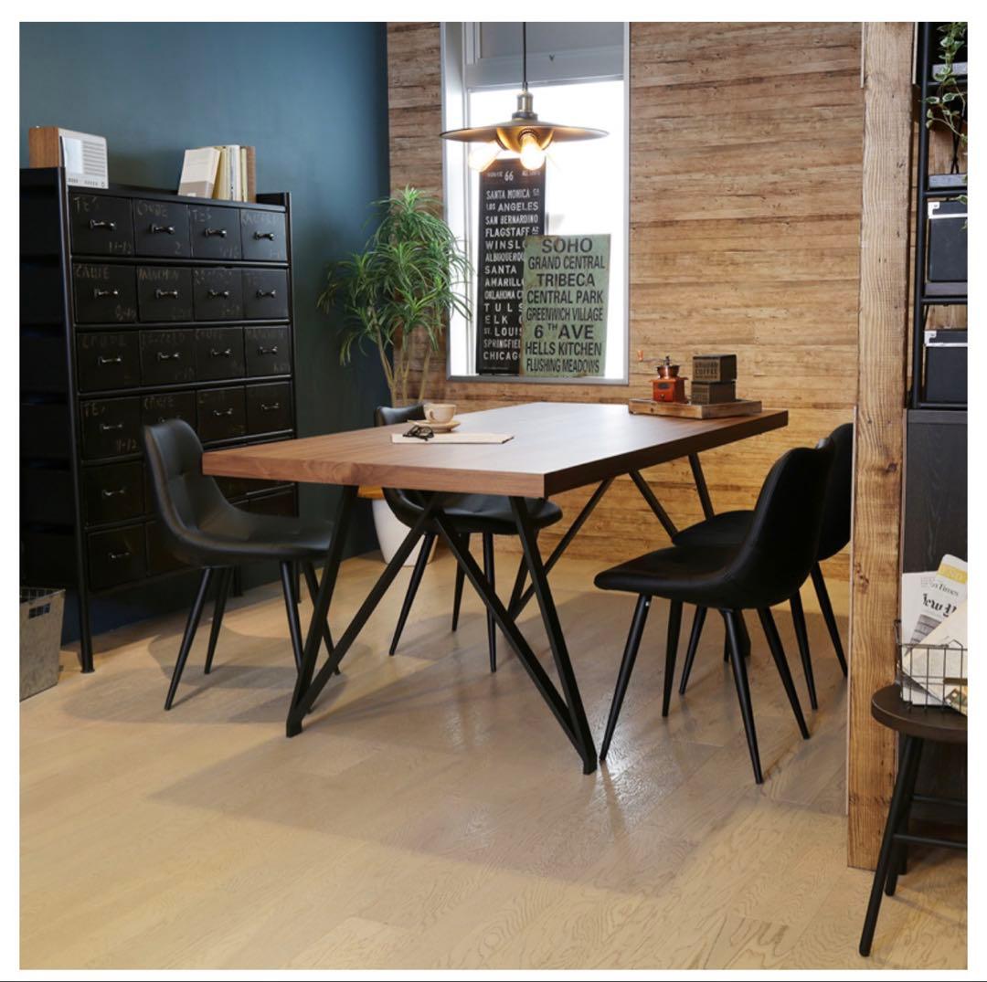 【引き取り限定】ダイニング5点セット 幅140 テーブル＋チェア4脚