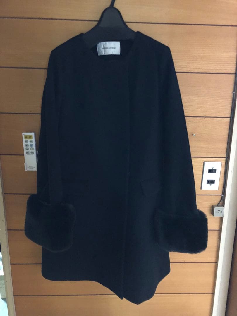 ナチュラルビューティーベーシック　ファー付きコート　お値下げ交渉可能！