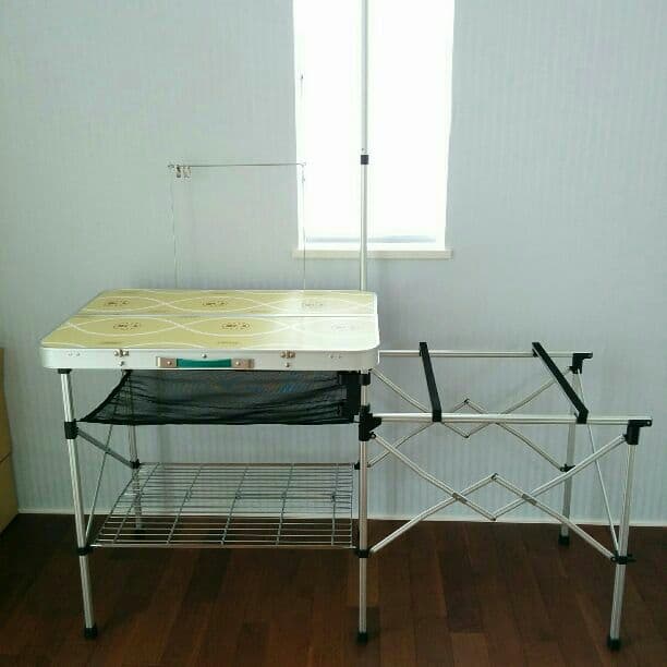 コールマン　LPツーバーナー　コンパクトキッチンテーブル