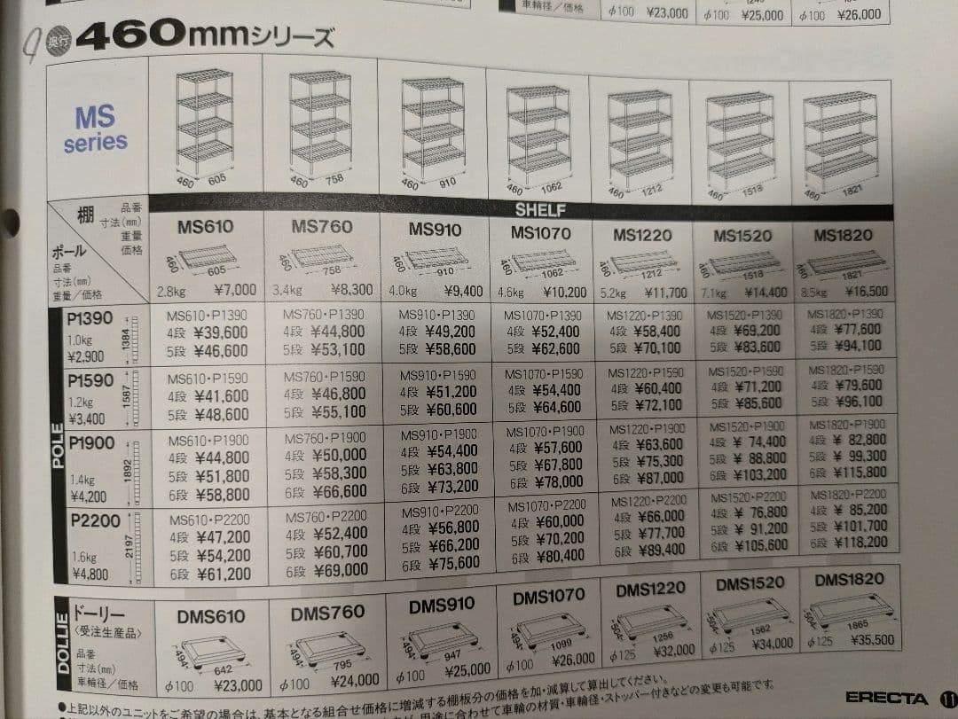 ★引取で値引可★組合せ自由★ホームエレクターメタルラック