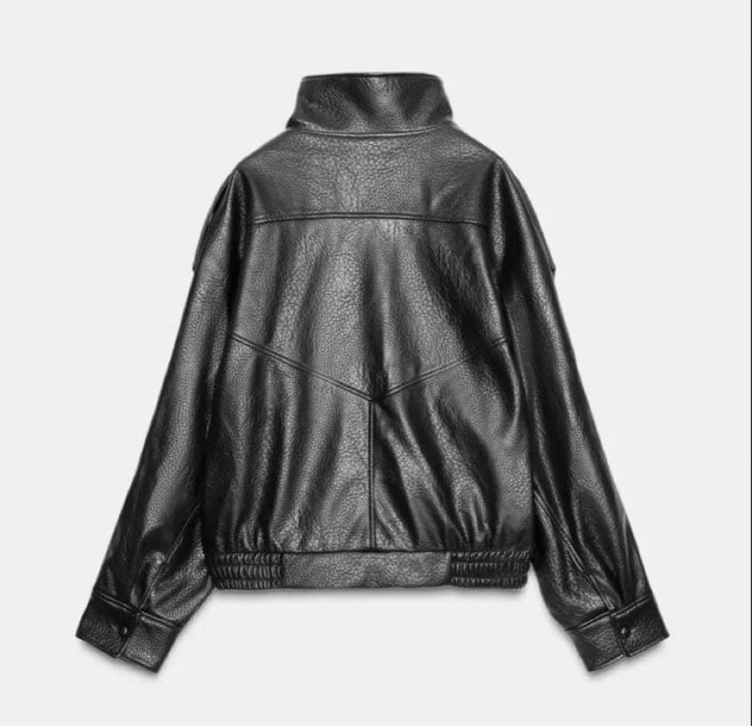 ZARA オーバーサイズレザージャケット