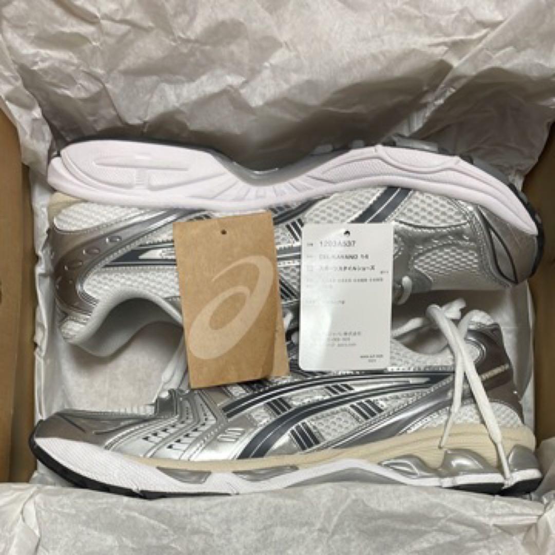 【24時間以内に発送】アシックス ゲルカヤノ14 ホワイト/グラファイトグレー