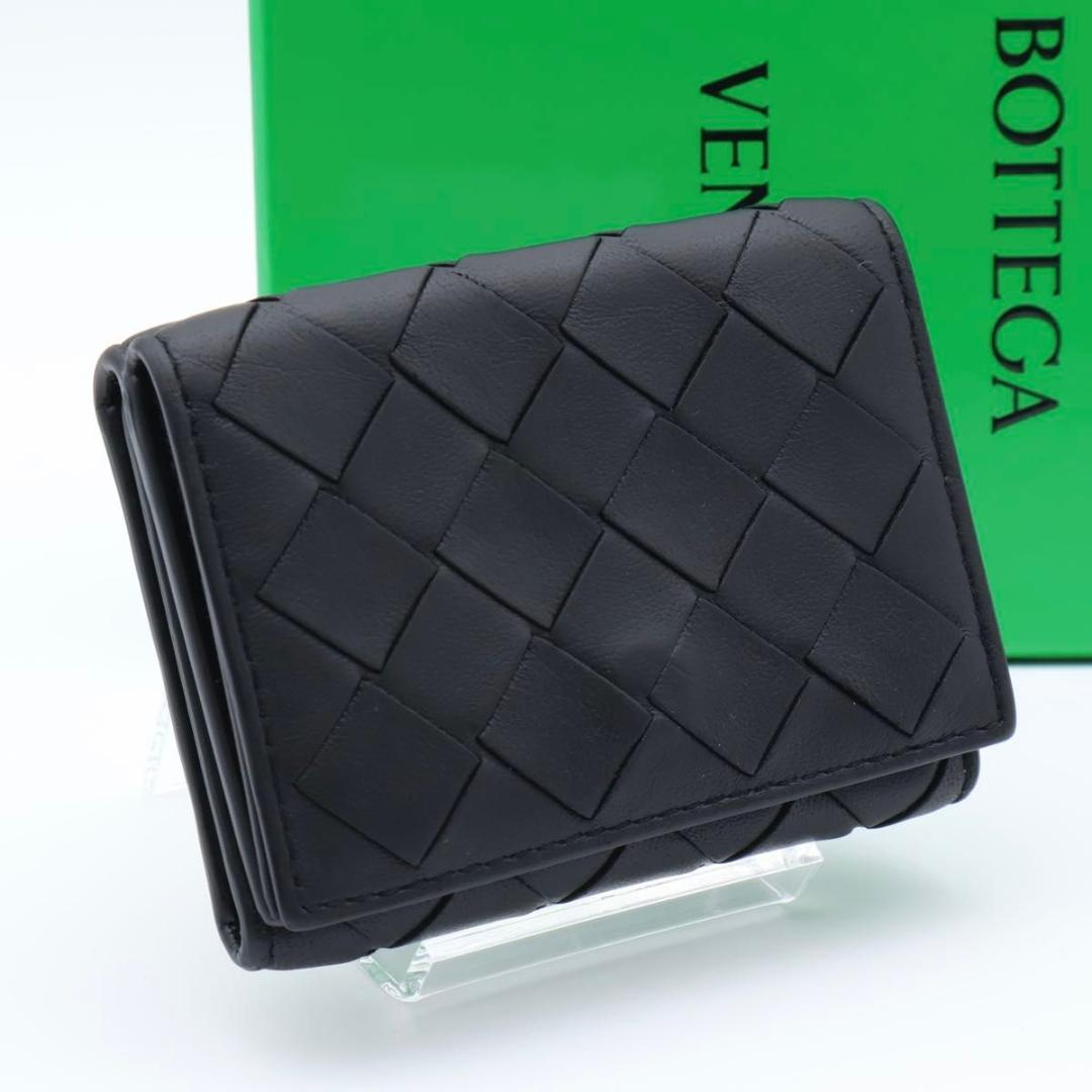 【極美品】BOTTEGAVENETA 新型IC イントレチャート　三つ折り財布