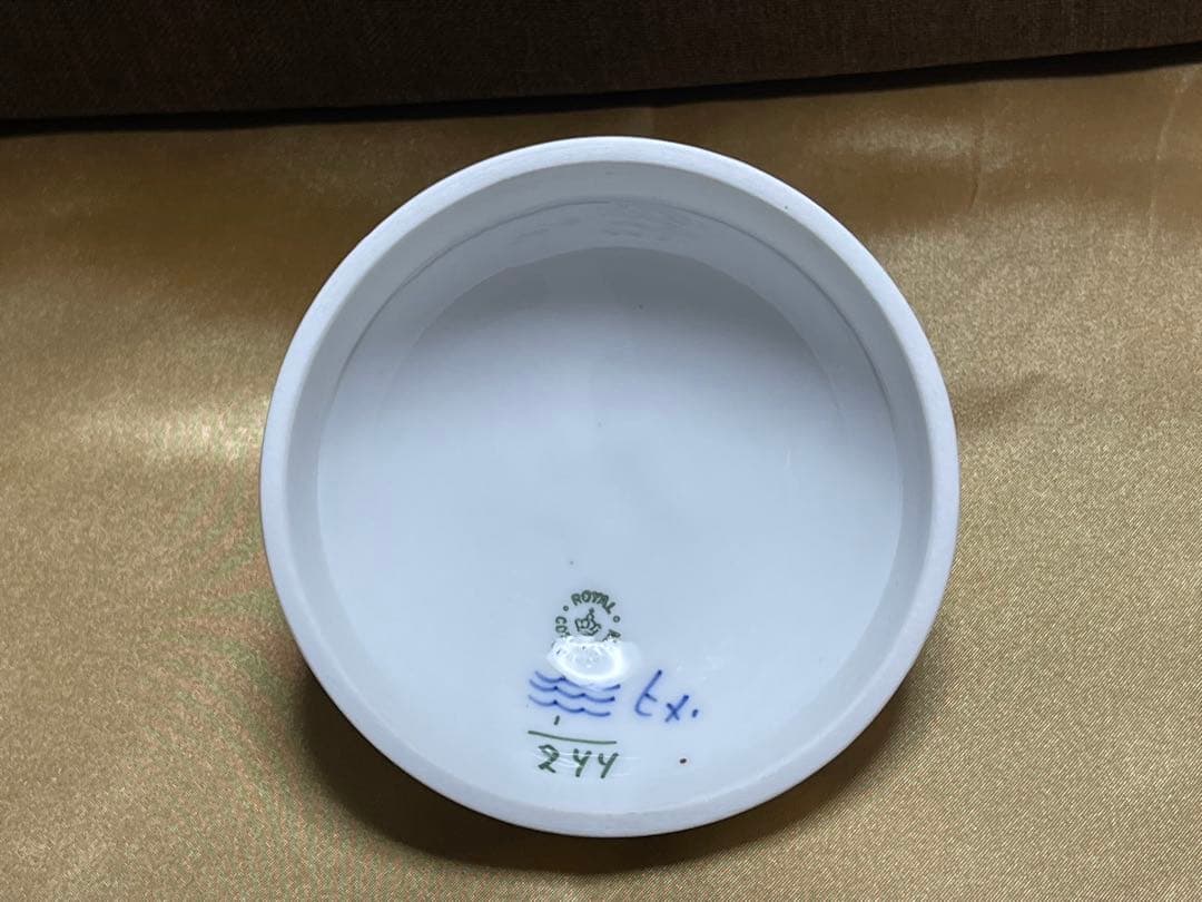 【新品未使用】ロイヤルコペンハーゲンブルーフルーテッドプレインシュガーポット蓋付