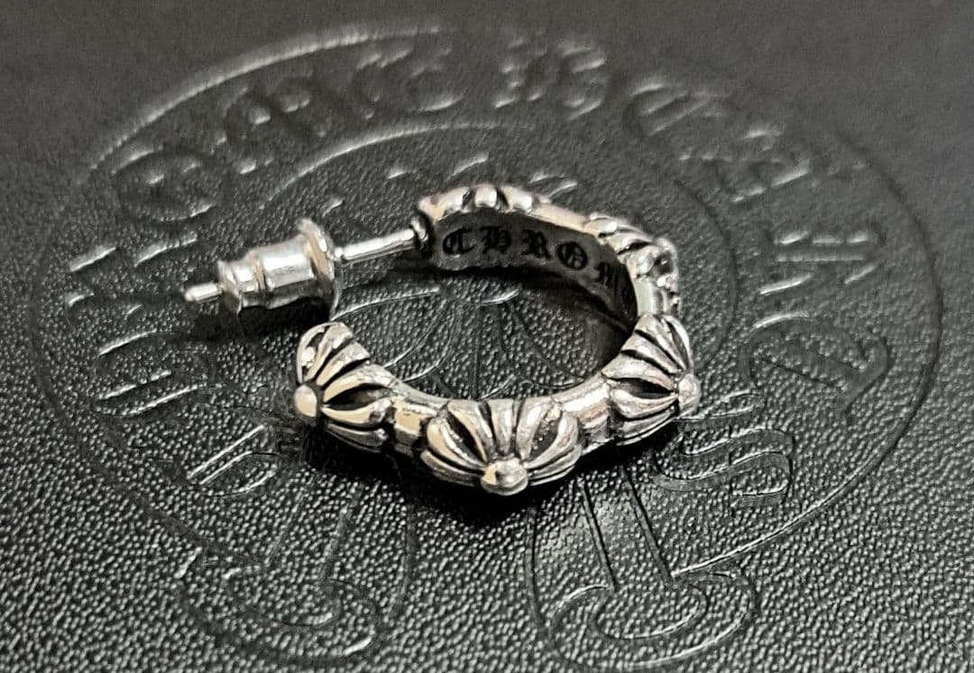 CHROME HEARTS SBT クロスバンドフープ ピアス 片耳