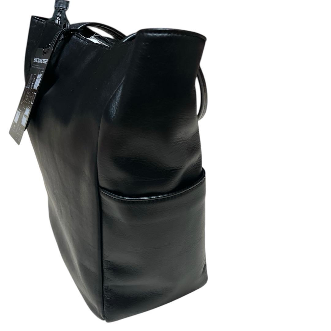 新品未使用　グリーンレーベルリラクシング　トートバッグ　レザー　牛革　黒　タグ付