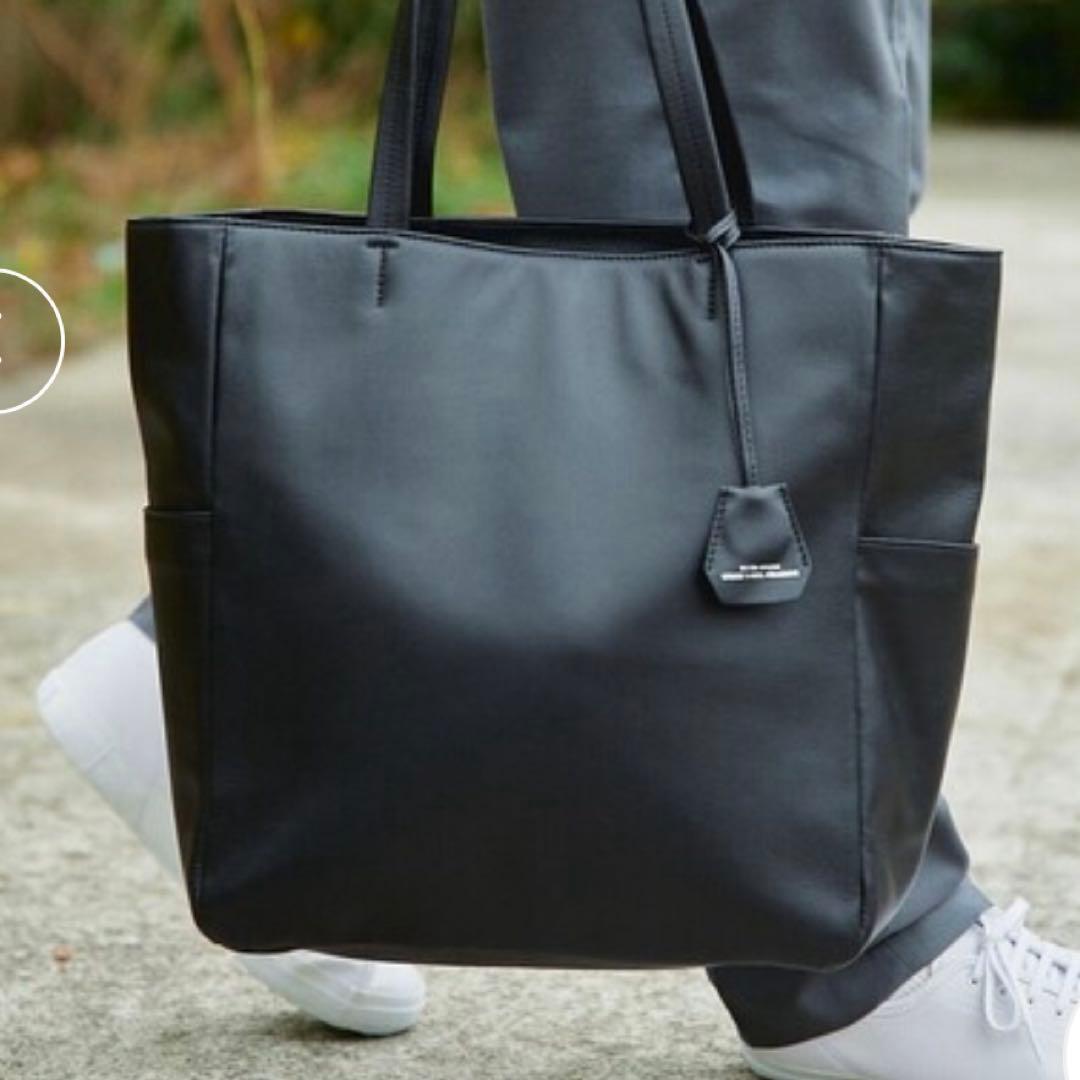 新品未使用　グリーンレーベルリラクシング　トートバッグ　レザー　牛革　黒　タグ付
