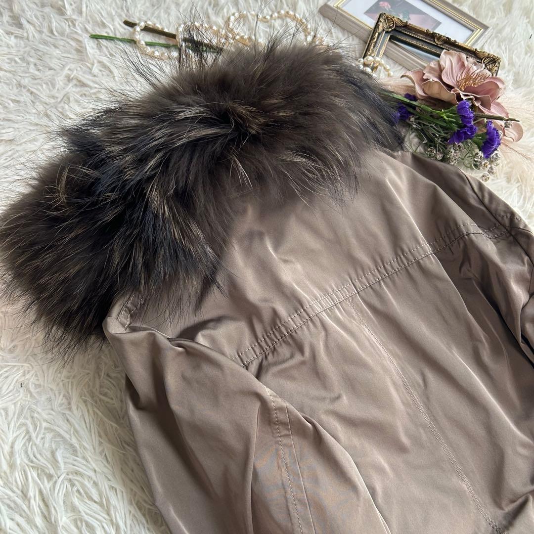 極美品✨️自由区 3way ライナー付きトレンチコート ベルト　ファー L