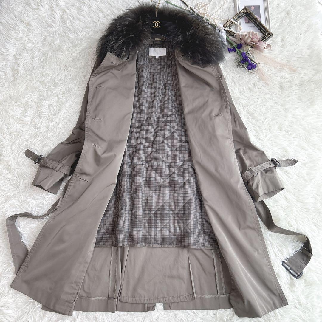 極美品✨️自由区 3way ライナー付きトレンチコート ベルト　ファー L