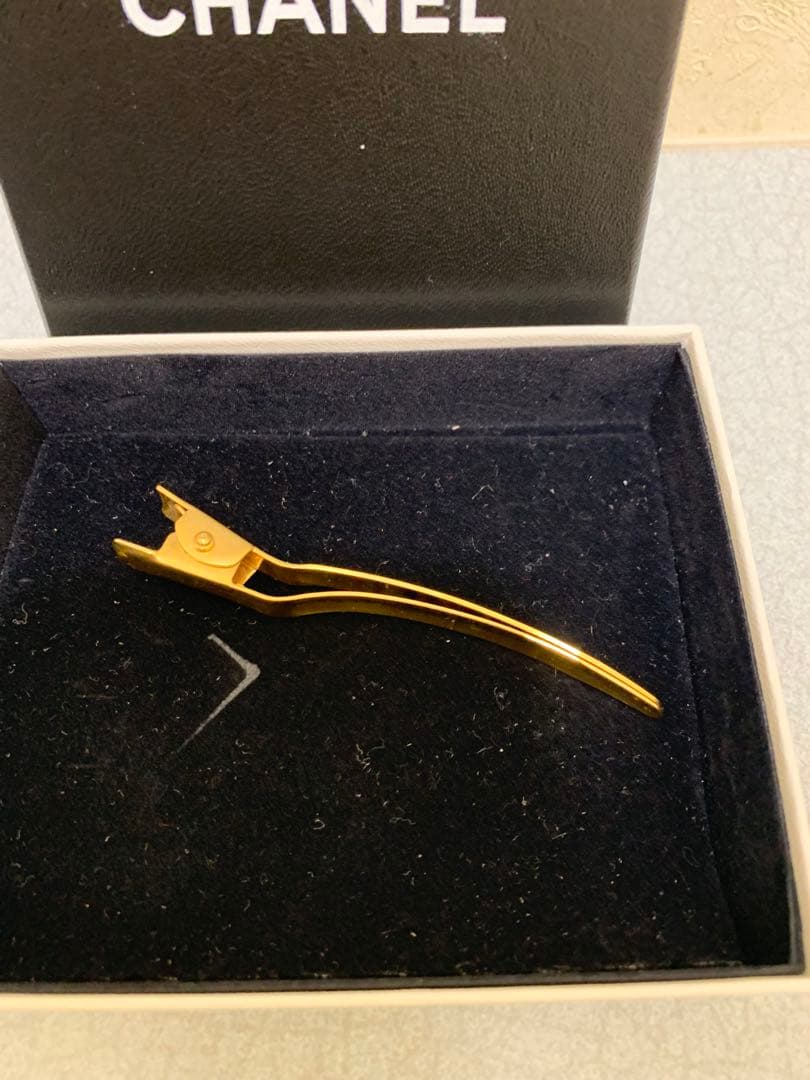 CHANEL ヴィンテージ ゴールド ヘアピン ヘアクリップ 97P