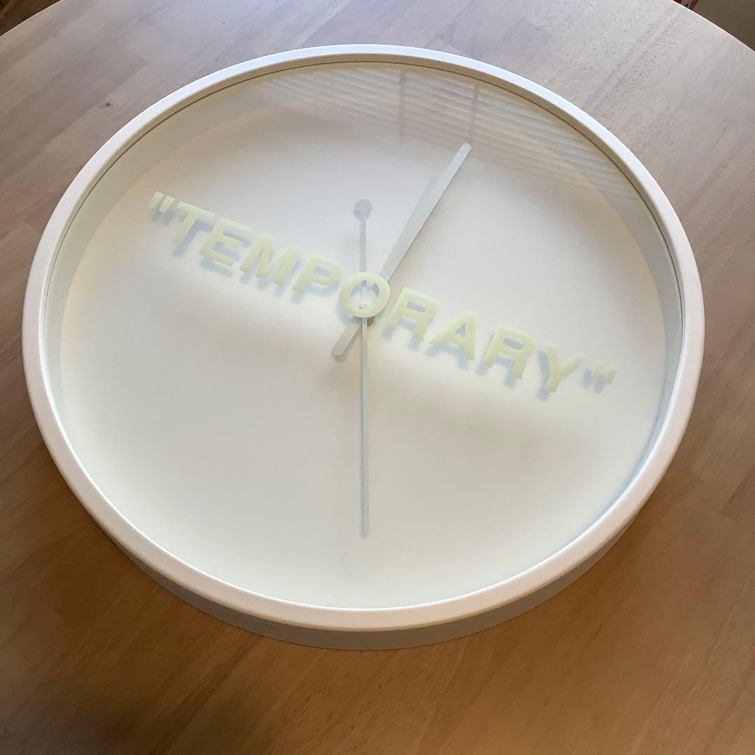 IKEA ヴァージルアブロー MARKERD 時計　off-white