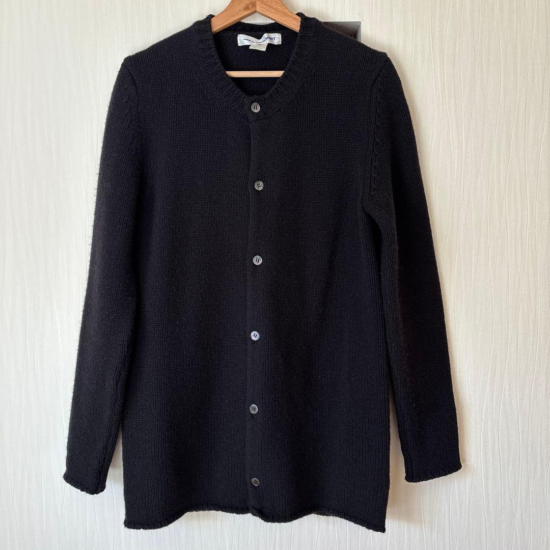 COMME des GARÇONS SHIRT 黒カーディガン S