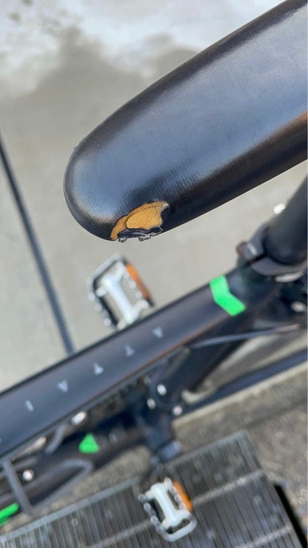 ［ジャンク］cube attain バーハンドル化＋105換装　引き取り限定